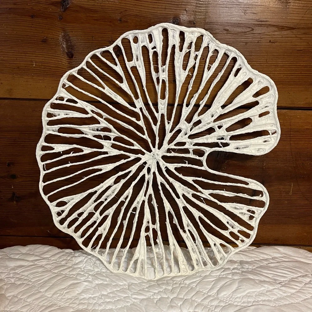 New Anthropologie Sand Dollar Paper Wall Hangings, Set of 3 - Picture 4 of 10